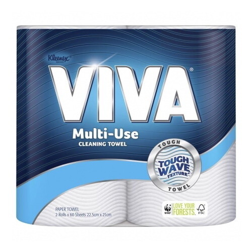 KLEENEX 44301 VIVA KITCHEN TOWEL 60 SHEETS CTN 12