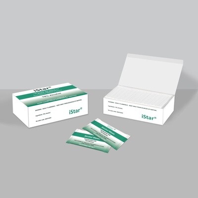 iSTAR 75% ALCOHOL WET WIPES - LIGHTWEIGHT SACHETS 20 BOXES / CTN