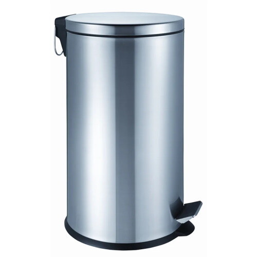 STAINLESS STEEL PEDAL STEP BIN 40 LITRES