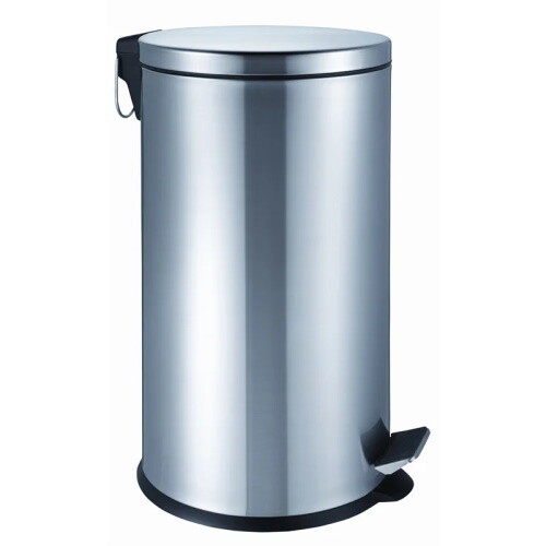 STAINLESS STEEL PEDAL STEP BIN 40 LITRES