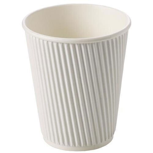 RIPPLE CUP DOUBLE WALL PAPER WHITE 355ml (12oz)