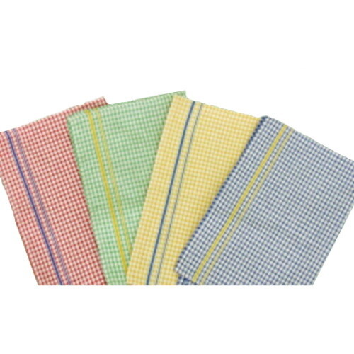TEA TOWELS REGULAR - PKT OF 12 ASSORTED COLOURS