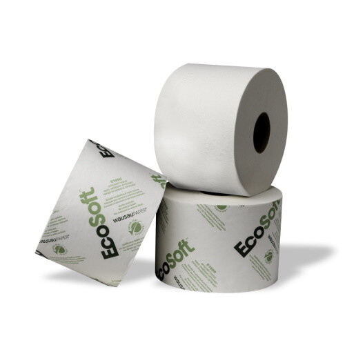 ECOSOFT ESG 619-CS TOILET ROLLS 2 PLY 865 SHEETS CTN 36