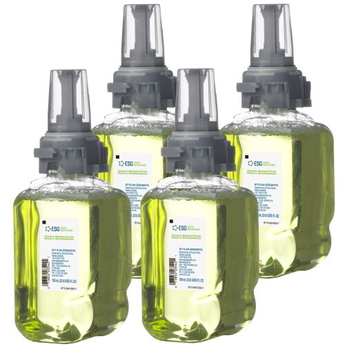 ECOSOFT ESG 8713-04 CITRUS GINGER FOAM HAND & SHOWER WASH 700 ML ADX CTN 4