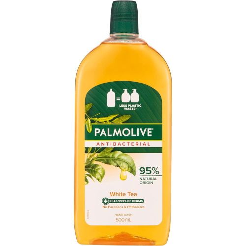 PALMOLIVE ANTIBACTERIAL WHITE TEA HAND WASH REFILL 500ML