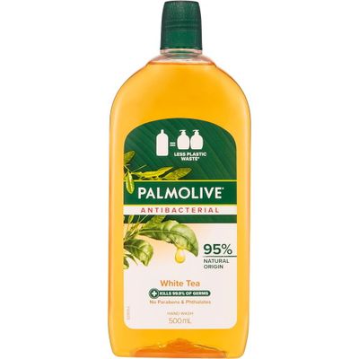 PALMOLIVE ANTIBACTERIAL WHITE TEA HAND WASH REFILL 500ML