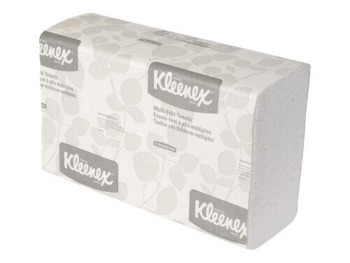 KLEENEX 1890 MULTIFOLD TOWEL 24CM X 23.5CM 150 SHEETS CTN 16