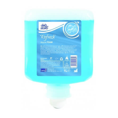 DEB REFRESH AZURE FOAM WASH 1L CARTRIDGE