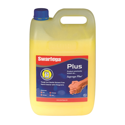 DEB SWARFEGA PLUS HEAVY DUTY HAND CLEANSER WITH POLYBEADS 5KG BOTTLE
