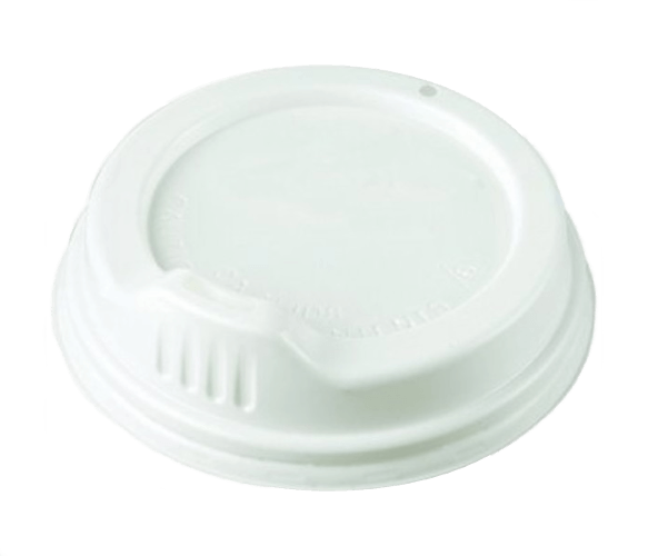 SIPPA LID WHITE, TO SUIT 227ml (8oz) CUPS