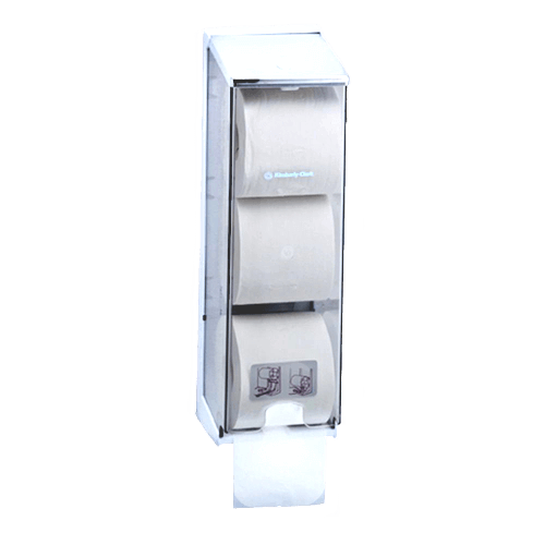 KIMBERLY CLARK 3 ROLL TOILET TISSUE DISPENSER 4976