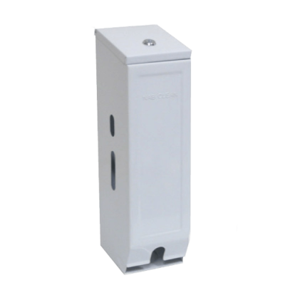 TOILET ROLL DISPENSER 3 ROLL WHITE ENAMEL