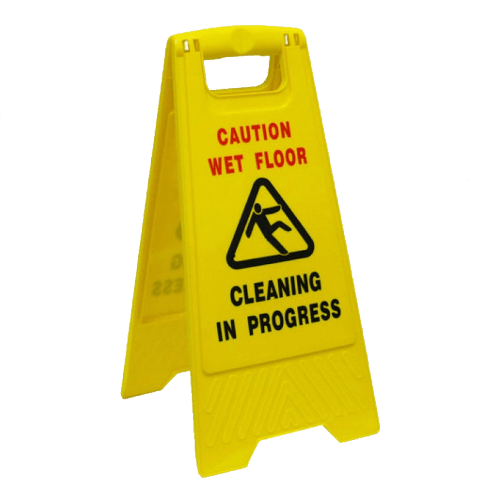 SAFETY SIGN 'A' FRAME YELLOW 