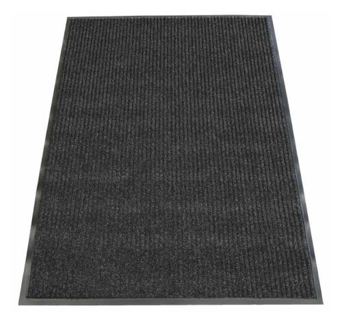 ENTRANCE MAT RIBBED 90CM X 60CM PEPPER