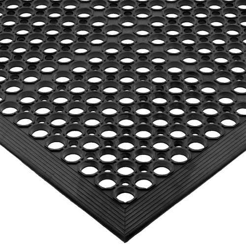 ANTI-FATIGUE MAT BLACK 150CM X 90CM, WET AREA ANTI-SLIP