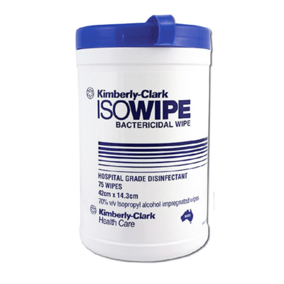 KIMBERLY CLARK ISOWIPE BACTERICIDAL 75 WIPES