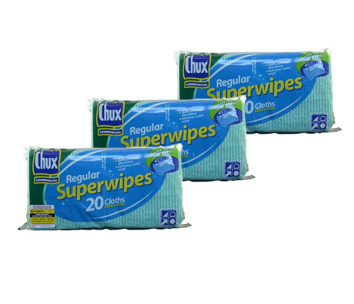 CHUX 9886 SUPERWIPES GREEN 60CM X 45CM