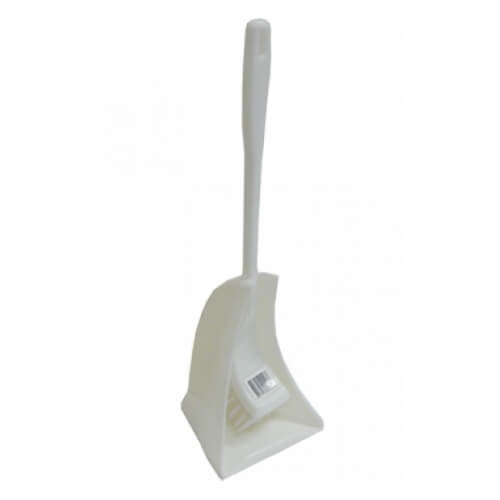 TOILET BRUSH & TIDY SET WHITE