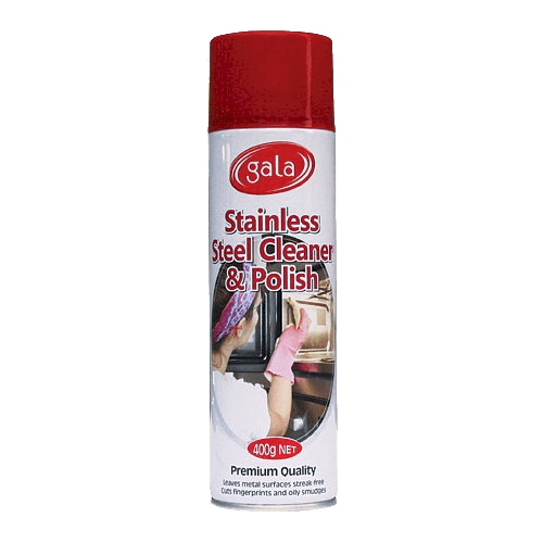GALA STAINLESS STEEL CLEANER & POLISH 400G