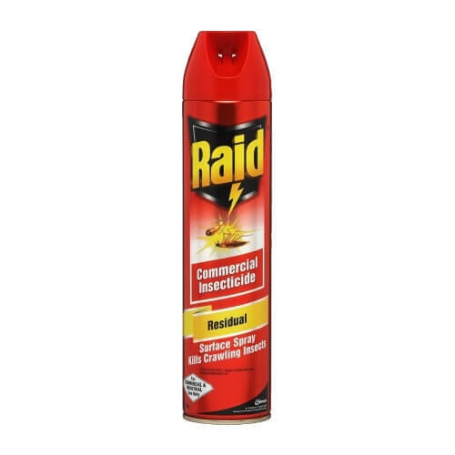 INSECT SPRAY RAID RESIDUAL SURFACE SPRAY 450G