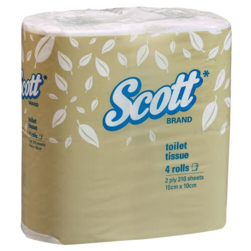 SCOTT 4757 TOILET TISSUE 2 PLY 210 SHEETS CTN 6 X 4PK