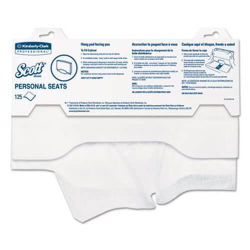 SCOTT 7410 TOILET SEAT COVERS 125 SHEETS CTN 24