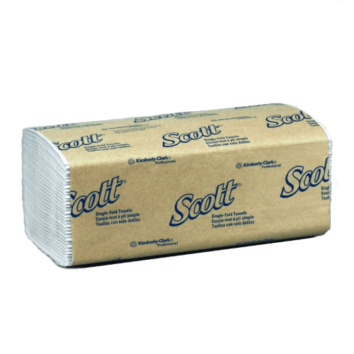 SCOTT 1742 INTERFOLD TOWEL 26.6CM X 23.6CM 250 SHEETS CTN 16