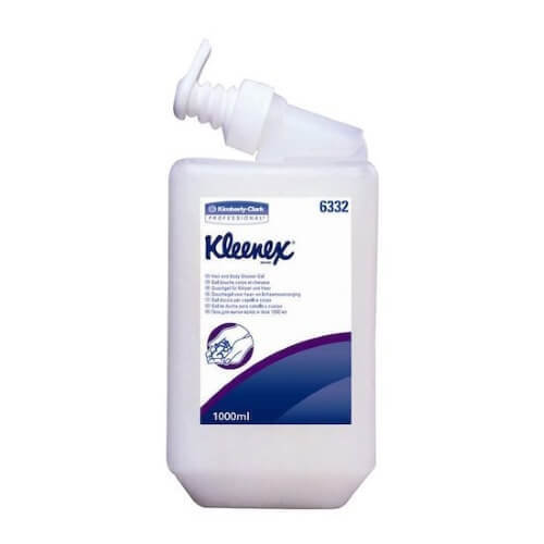 KIMCARE 6332 HAIR & BODY SHOWER GEL CTN 6 X 1L CARTRIDGE