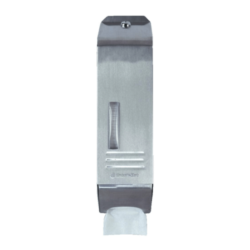 KIMBERLY CLARK STAINLESS STEEL INTERLEAVED TOILET TISSUE DISPENSER 4405