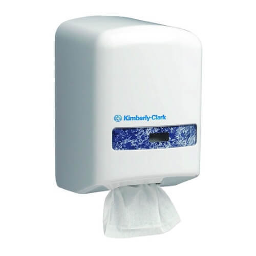 KIMBERLY CLARK MINI SOFT INTERLEAVED TOILET TISSUE DISPENSER 8921