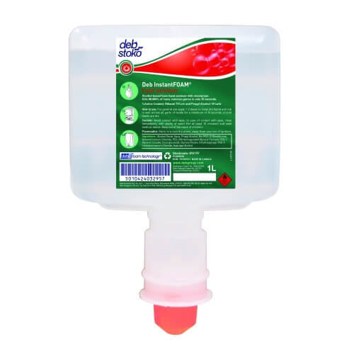 DEB INSTANTFOAM TOUCH FREE SANITISER 1L CARTRIDGE