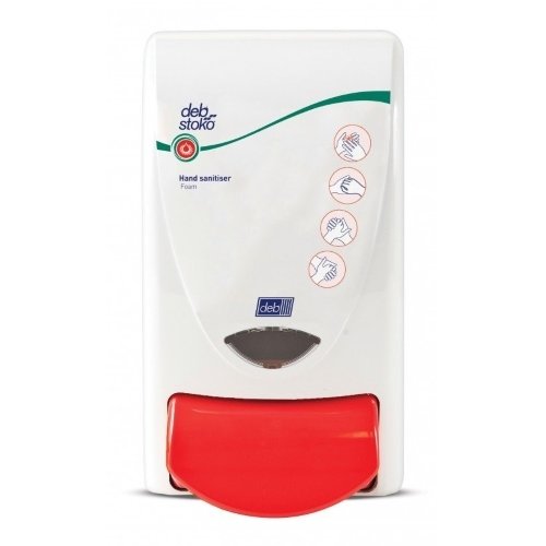DEB STOKO SANITISE 1LT DISPENSER "STOP" RED BUTTON