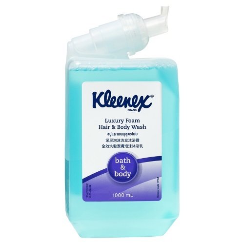 KLEENEX 11553 LUXURY FOAM HAIR AND BODY WASH CTN 6 X 1L CARTRIDGE