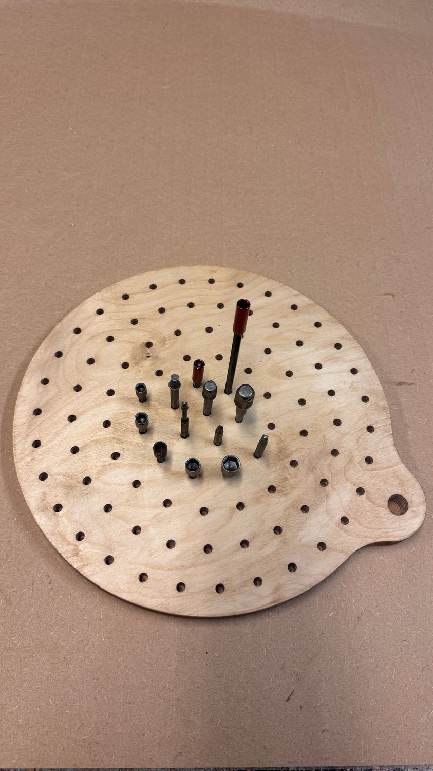 Birch Plywood Impact Driver Bit Holder