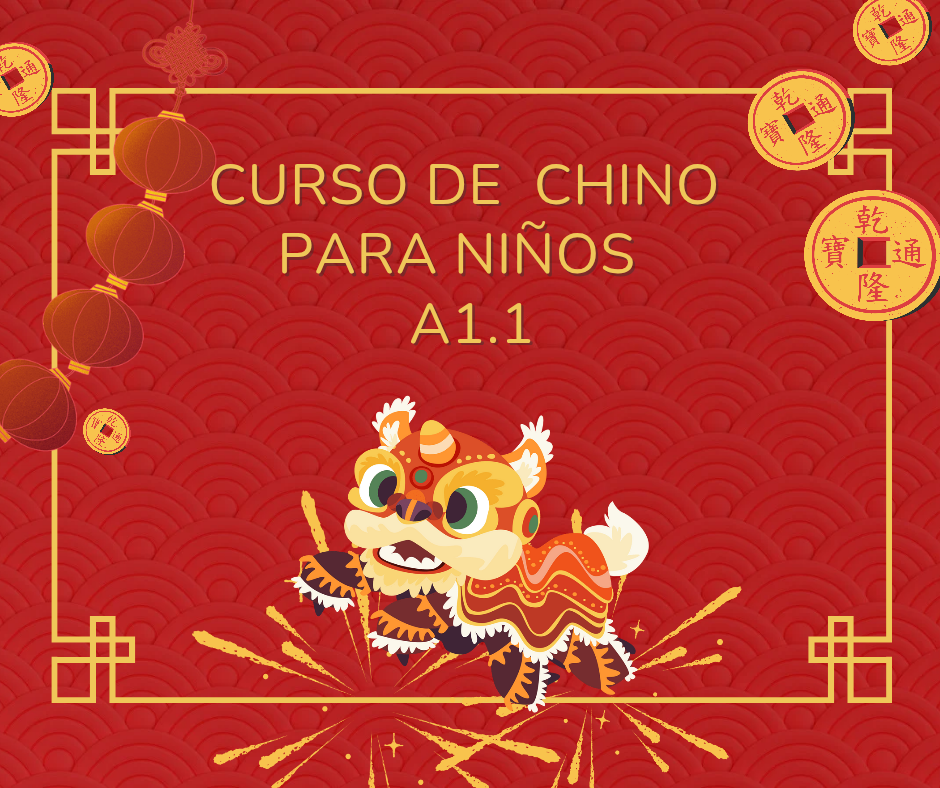 Curso chino mandarín para niños A1.1 Pago mensual