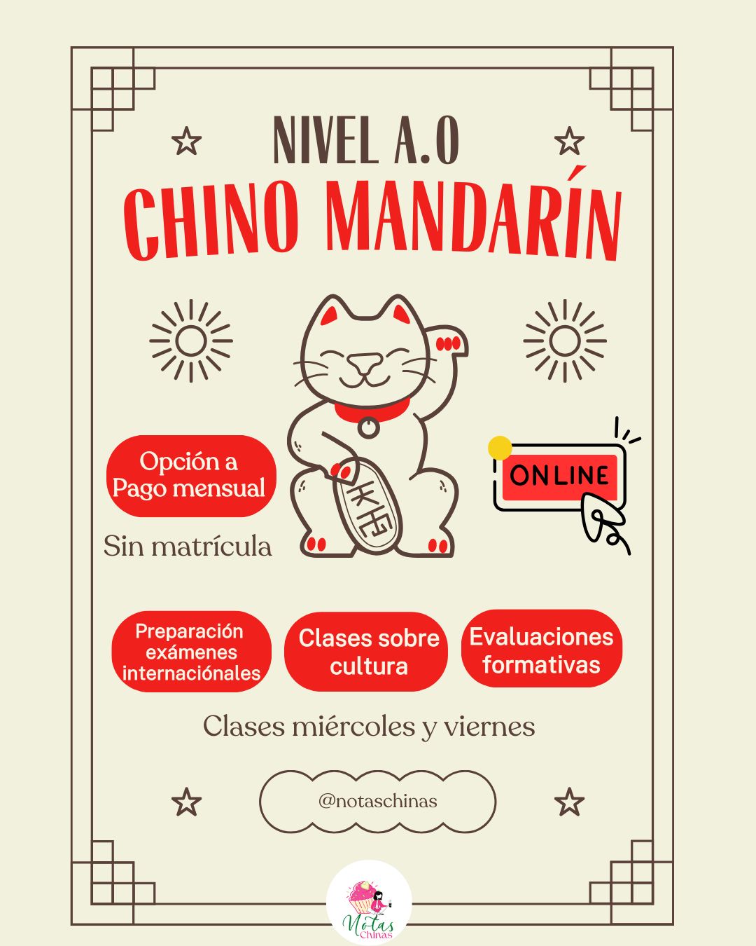 Curso  Chino Mandarín (A0)