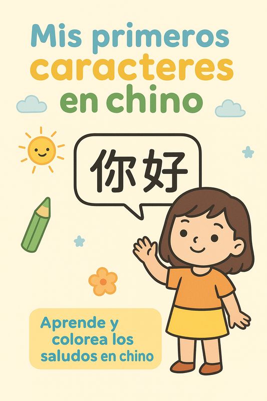 Mis primeros caracteres en chino: ¡Saludos!