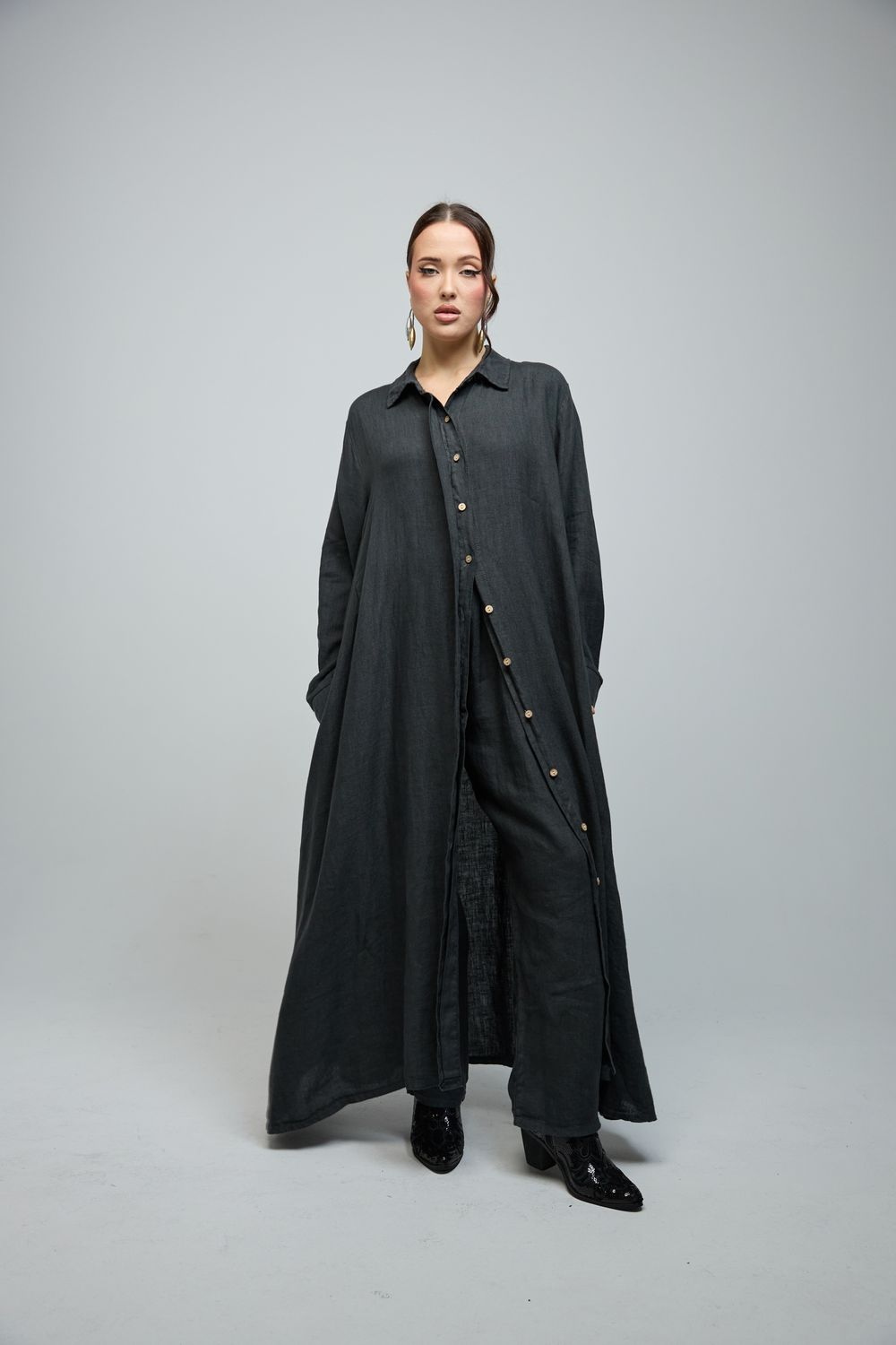 Voy Dress DarK Grey (Hijabi)