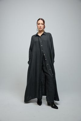 Voy Dress DarK Grey (Hijabi)