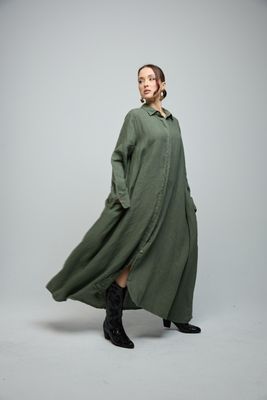 Voy Dress Khaki