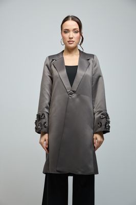 Grey Flower Jacket