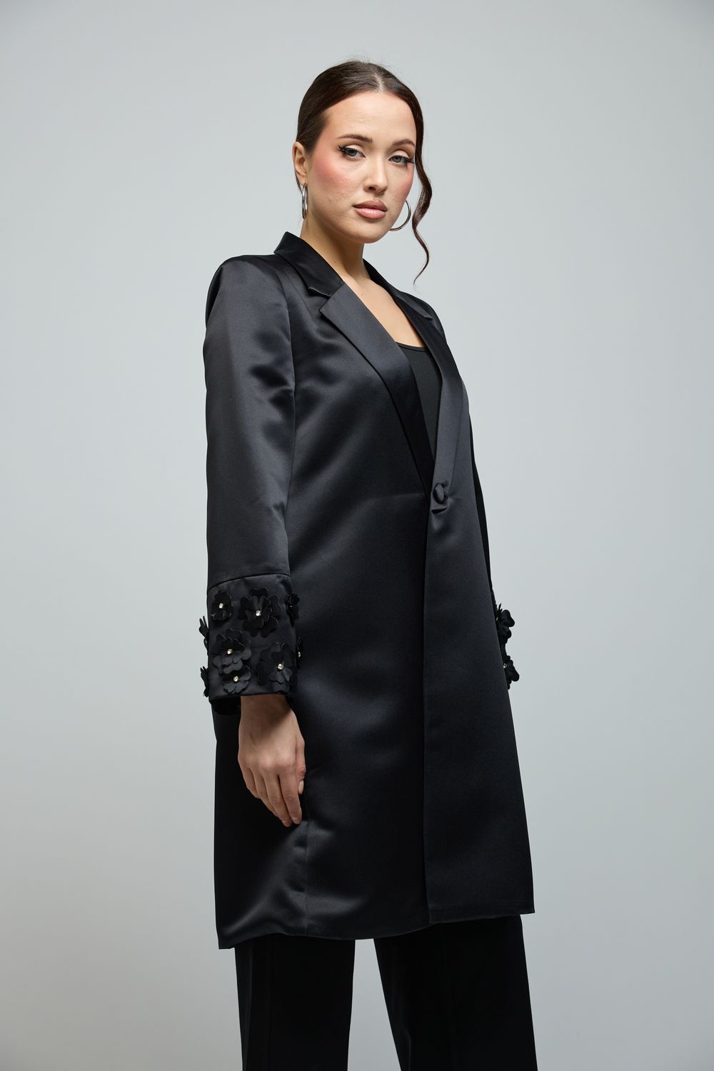 Black Flower Jacket