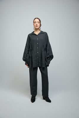 Coe Blouse Dark Grey