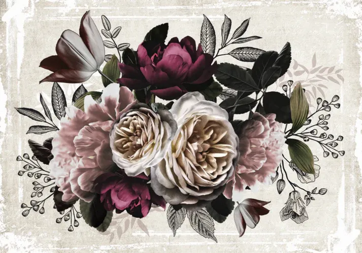 TJHOKO PAINT DECOPAUGE BLOOMING BLOSSOMS
