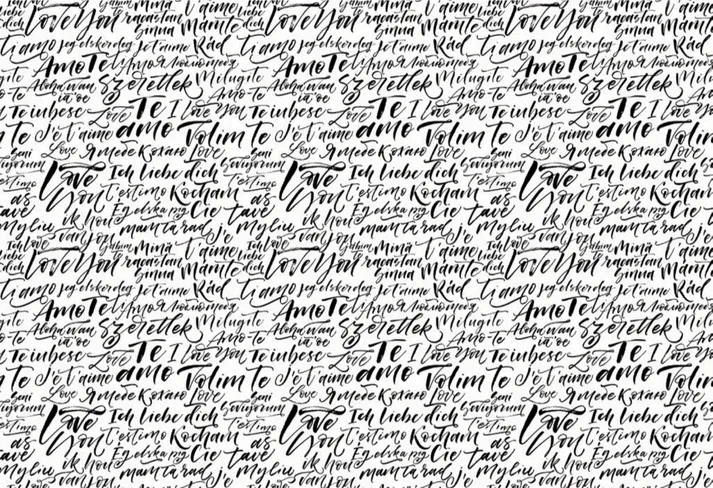 TJHOKO PAINT DECOPAUGE PAPER LOVE LANGUAGE