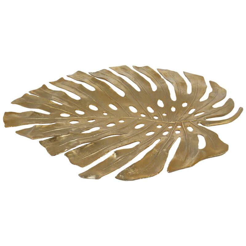 DISPLAY LEAF 64 X 45CM RAW GOLD