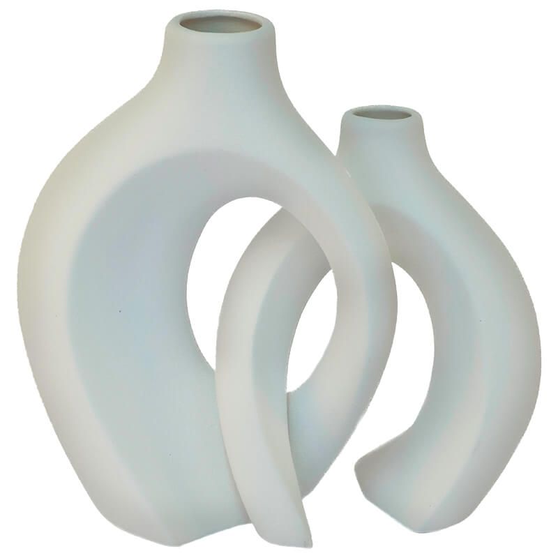 TISTA VASE SET/2 22 X 18CM