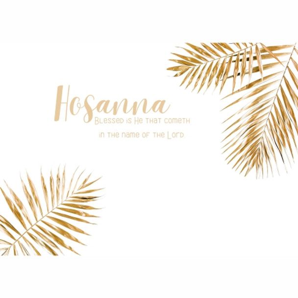 DISPOSABLE PLACEMATS-HOSANNA