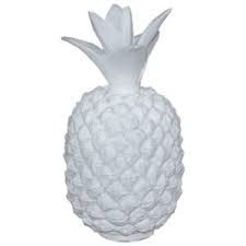 WHITE PINEAPPLE 28CM