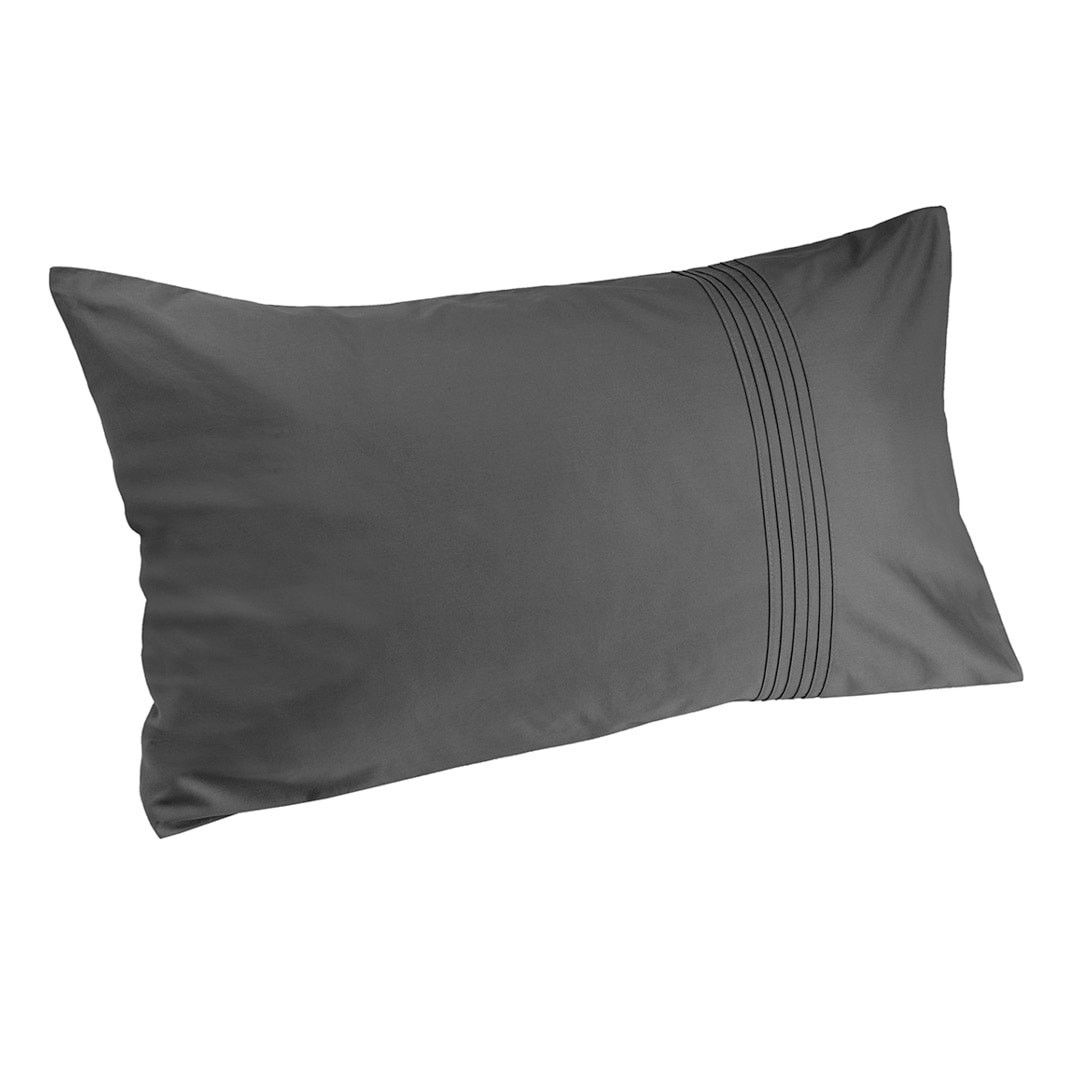VOLPES PILLOWCASE ASTORIA STANDARD CHARCOAL